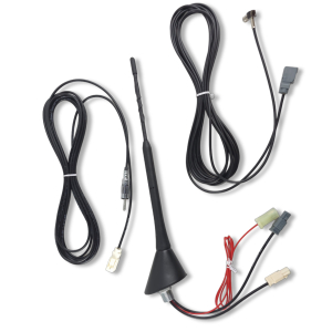 CA-AN-FM/DABVL8,0-Set +Alu100 ~ Dachantenne Set mit 13m Verlängerung und Abstrahlplatte für Alu-Dächer